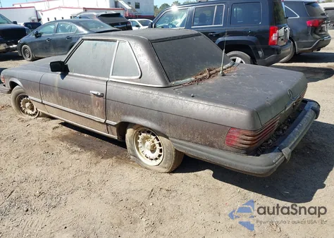 1985 Mercedes-Benz 380 Sl z USA, uszkodzony, nr VIN WDBBA45C4FA021578